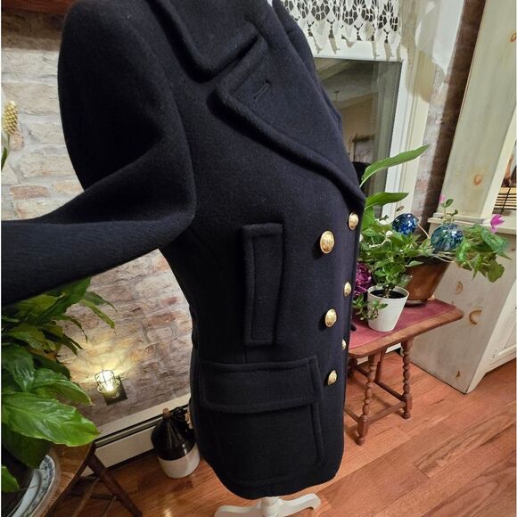 J.Crew Midnight Blue Stadium Cloth Jacket Womens Size 0 - Picture 12 of 12